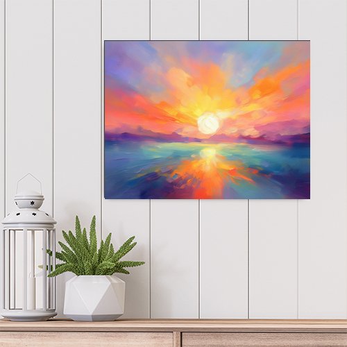 Colors of the Sun - Art Print - Metal Poster - Canvas Wrap - Premium Framed Art Print