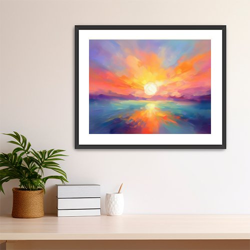 Colors of the Sun - Art Print - Metal Poster - Canvas Wrap - Premium Framed Art Print