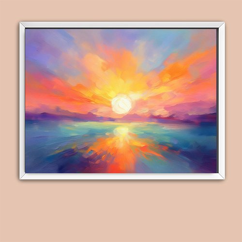 Colors of the Sun - Art Print - Metal Poster - Canvas Wrap - Premium Framed Art Print