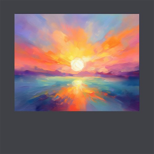 Colors of the Sun - Art Print - Metal Poster - Canvas Wrap - Premium Framed Art Print