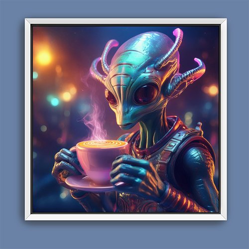 Cosmic Brew - Art Print - Metal Poster - Canvas Wrap - Premium Framed Art Print