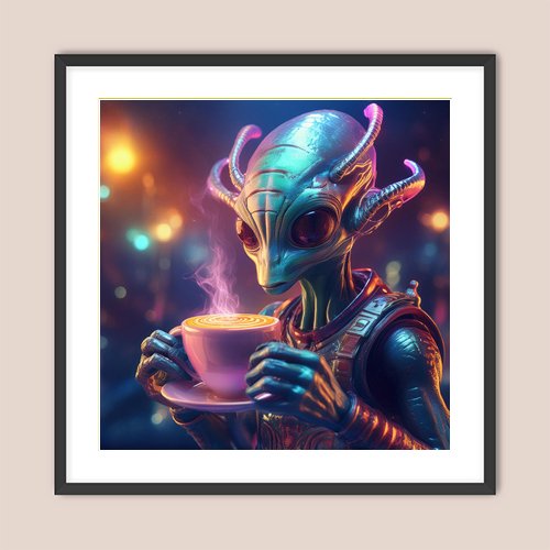 Cosmic Brew - Art Print - Metal Poster - Canvas Wrap - Premium Framed Art Print