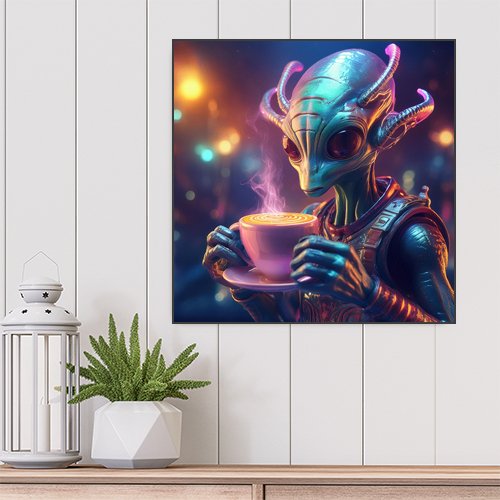 Cosmic Brew - Art Print - Metal Poster - Canvas Wrap - Premium Framed Art Print