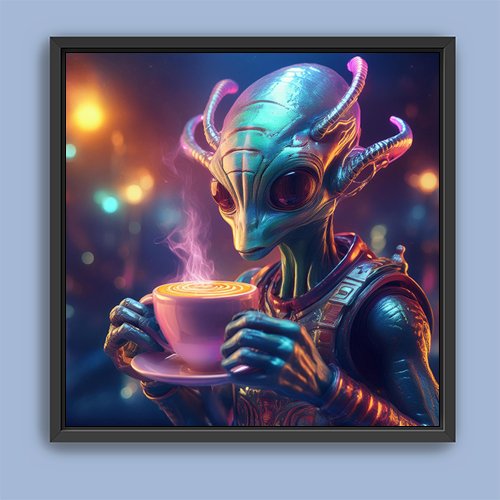 Cosmic Brew - Art Print - Metal Poster - Canvas Wrap - Premium Framed Art Print