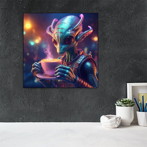 Cosmic Brew - Art Print - Metal Poster - Canvas Wrap - Premium Framed Art Print