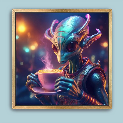 Cosmic Brew - Art Print - Metal Poster - Canvas Wrap - Premium Framed Art Print