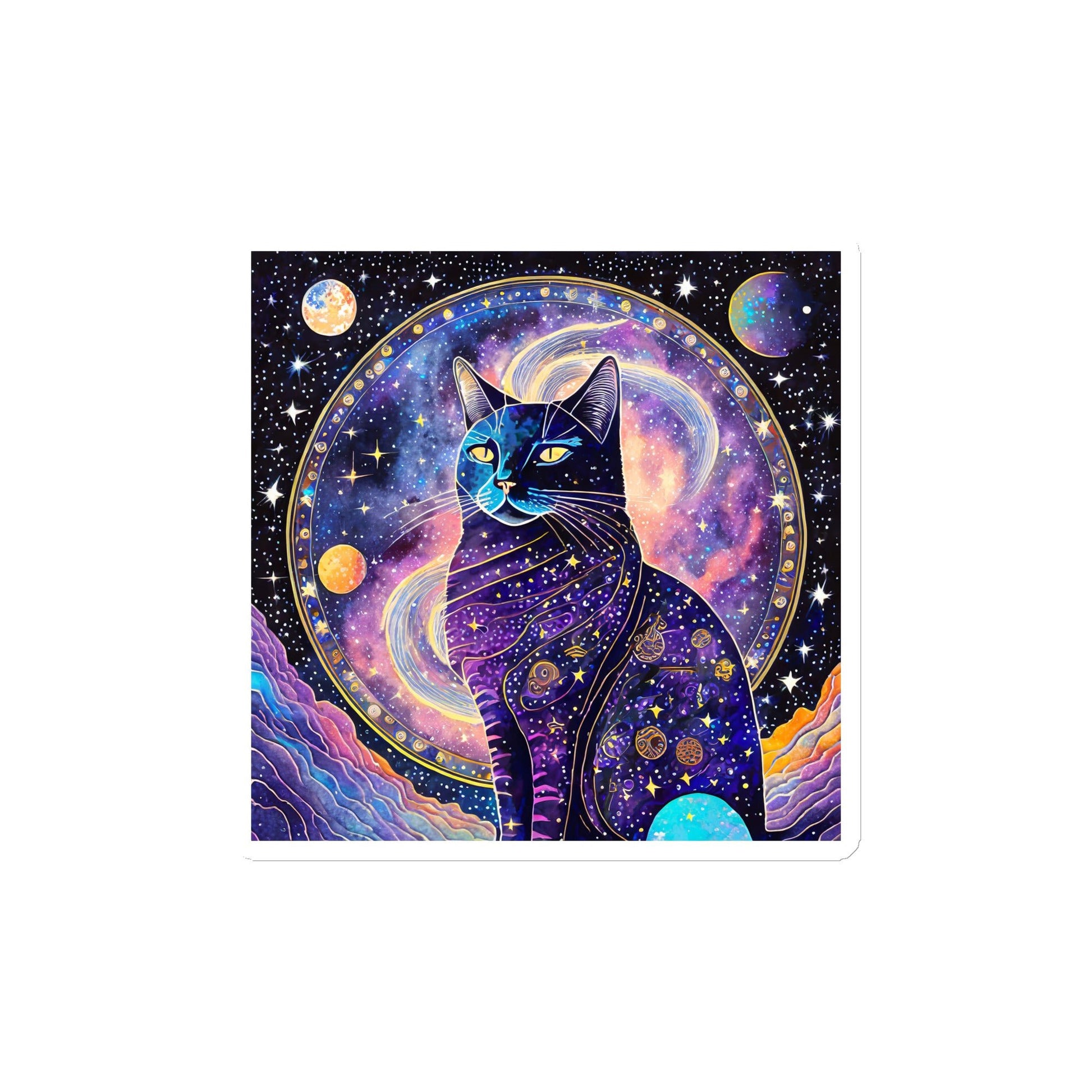 Cosmic Cat - Magnet - Premium Magnet