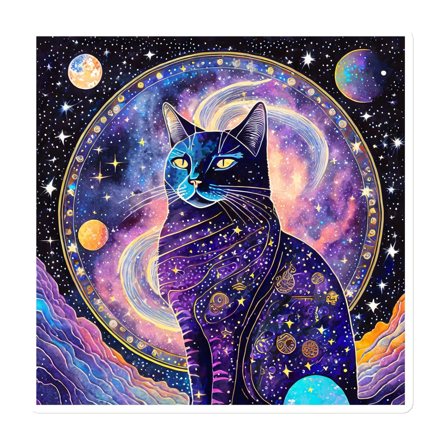 Cosmic Cat - Magnet - Premium Magnet