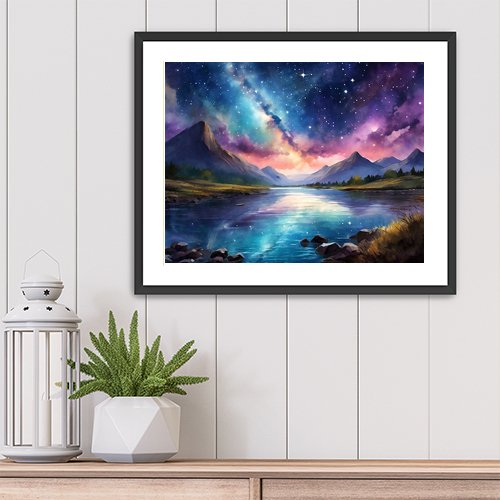 Cosmic Night - Art Print - Metal Poster - Canvas Wrap - Premium Framed Art Print