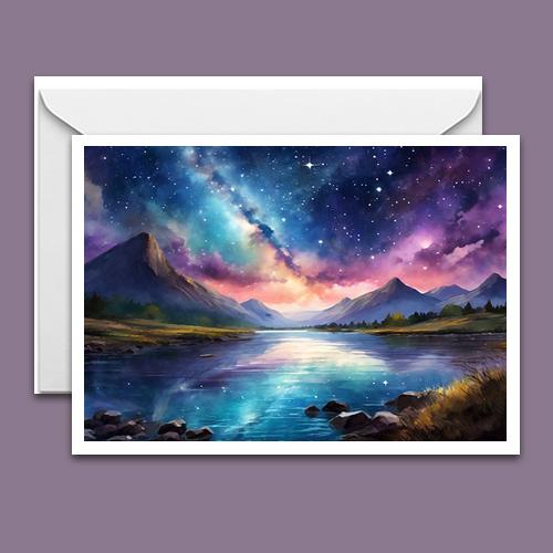 Cosmic Night - Art Print - Metal Poster - Canvas Wrap - Premium Framed Art Print