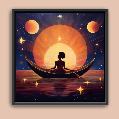 Cosmic River - Art Print - Metal Poster - Canvas Wrap - Premium Framed Art Print