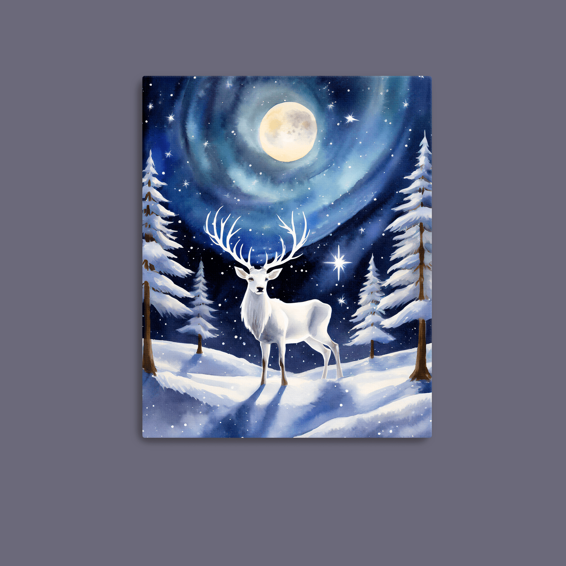 Cosmic Stag - Art Print - Metal Poster - Canvas Wrap - Premium Framed Art Print