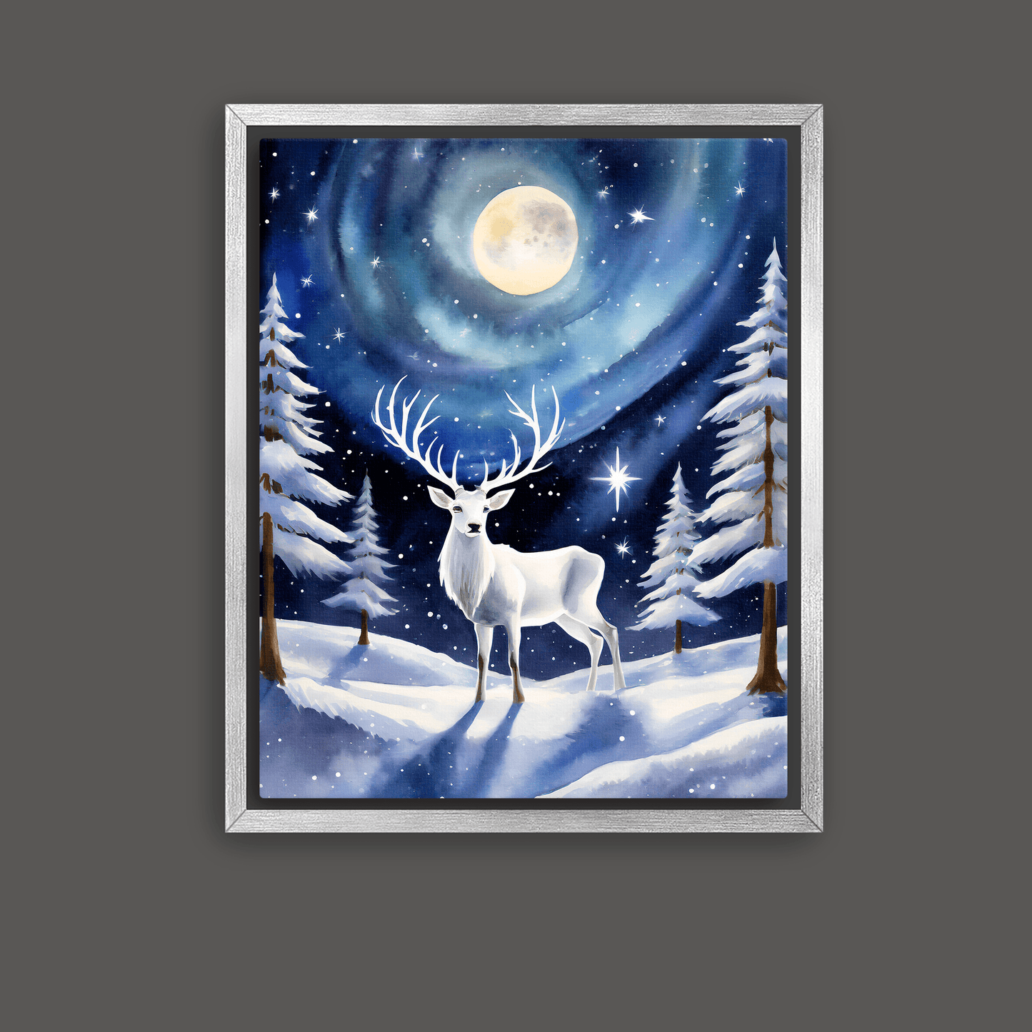 Cosmic Stag - Art Print - Metal Poster - Canvas Wrap - Premium Framed Art Print