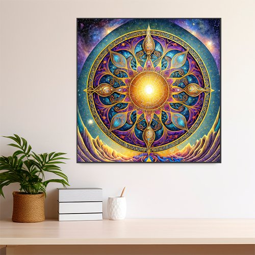 Cosmic Sun - Art Print - Metal Poster - Canvas Wrap - Premium Framed Art Print