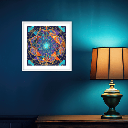 Cosmic Tesseract - Art Print - Metal Poster - Canvas Wrap - Premium Framed Art Print