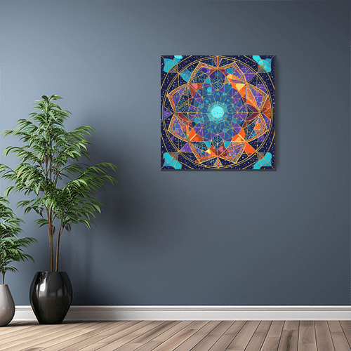 Cosmic Tesseract - Art Print - Metal Poster - Canvas Wrap - Premium Framed Art Print