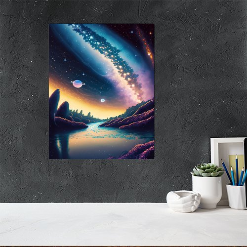 Cosmic Vista - Art Print - Metal Poster - Canvas Wrap - Premium Framed Art Print