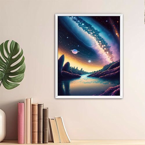 Cosmic Vista - Art Print - Metal Poster - Canvas Wrap - Premium Framed Art Print