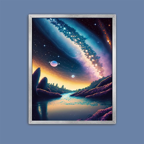 Cosmic Vista - Art Print - Metal Poster - Canvas Wrap - Premium Framed Art Print