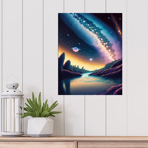 Cosmic Vista - Art Print - Metal Poster - Canvas Wrap - Premium Framed Art Print