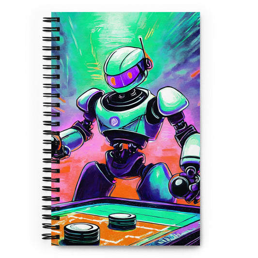 Cyberbot Air Hockey Champ - Spiral notebook - Premium Notebook