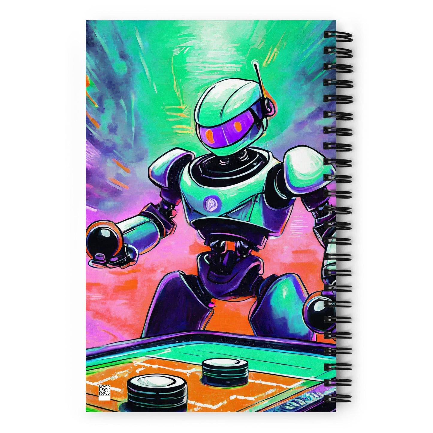 Cyberbot Air Hockey Champ - Spiral notebook - Premium Notebook