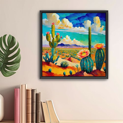 Desert Bloom - Art Print - Metal Poster - Canvas Wrap - Premium Framed Art Print