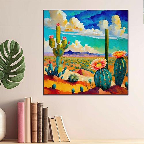 Desert Bloom - Art Print - Metal Poster - Canvas Wrap - Premium Framed Art Print