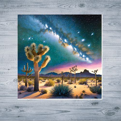 Desert Night - Art Print - Metal Poster - Canvas Wrap - Premium Framed Art Print