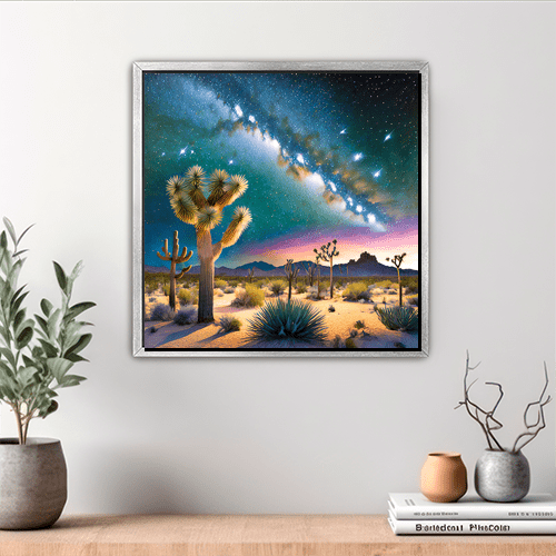 Desert Night - Art Print - Metal Poster - Canvas Wrap - Premium Framed Art Print