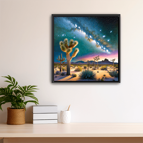 Desert Night - Art Print - Metal Poster - Canvas Wrap - Premium Framed Art Print