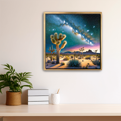 Desert Night - Art Print - Metal Poster - Canvas Wrap - Premium Framed Art Print