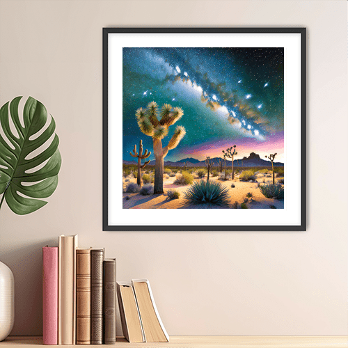 Desert Night - Art Print - Metal Poster - Canvas Wrap - Premium Framed Art Print