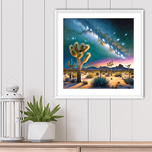 Desert Night - Art Print - Metal Poster - Canvas Wrap - Premium Framed Art Print