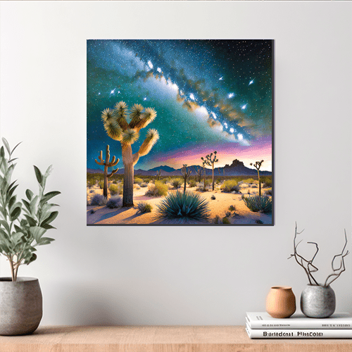 Desert Night - Art Print - Metal Poster - Canvas Wrap - Premium Framed Art Print