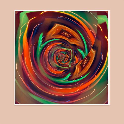 Electric Rose - Art Print - Metal Poster - Canvas Wrap - Premium Framed Art Print