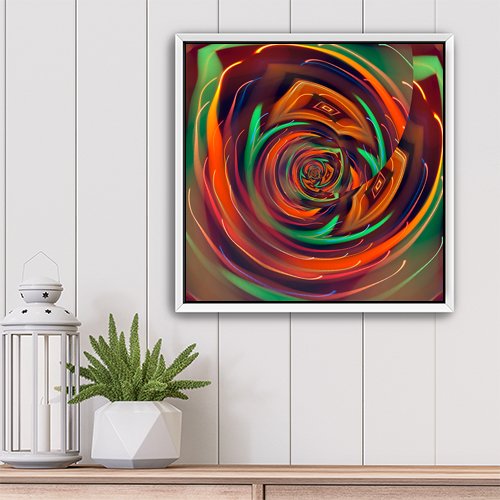 Electric Rose - Art Print - Metal Poster - Canvas Wrap - Premium Framed Art Print