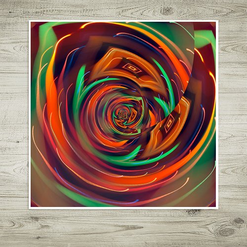 Electric Rose - Art Print - Metal Poster - Canvas Wrap - Premium Framed Art Print