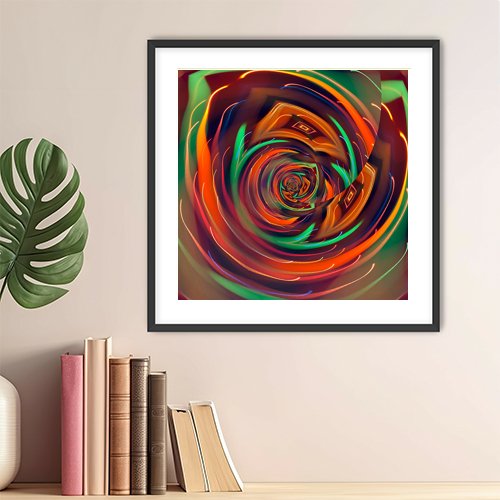 Electric Rose - Art Print - Metal Poster - Canvas Wrap - Premium Framed Art Print