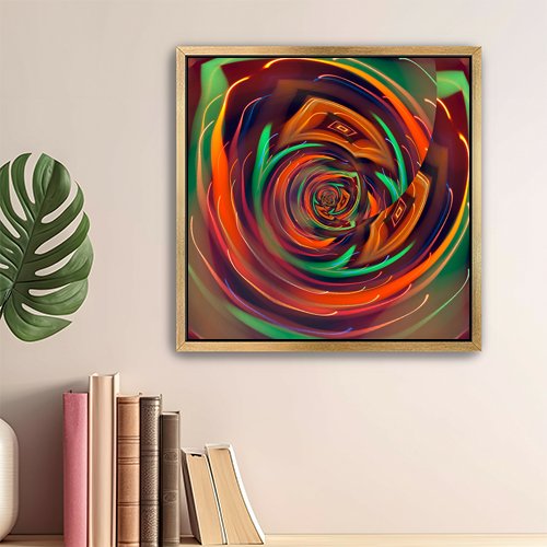 Electric Rose - Art Print - Metal Poster - Canvas Wrap - Premium Framed Art Print