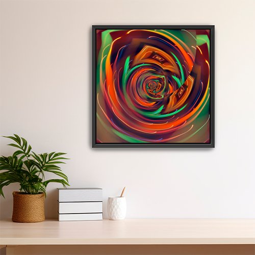 Electric Rose - Art Print - Metal Poster - Canvas Wrap - Premium Framed Art Print