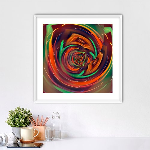 Electric Rose - Art Print - Metal Poster - Canvas Wrap - Premium Framed Art Print