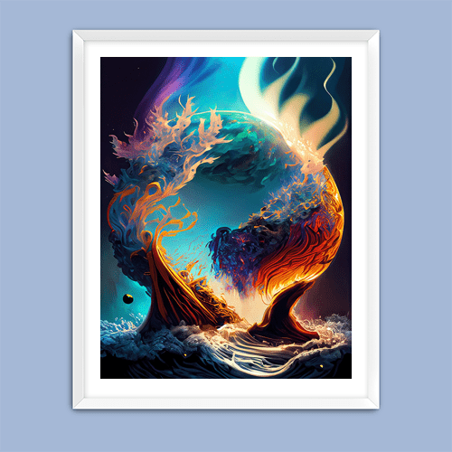 Elements - Art Print - Metal Poster - Canvas Wrap - Premium Framed Art Print