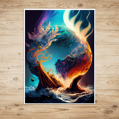 Elements - Art Print - Metal Poster - Canvas Wrap - Premium Framed Art Print