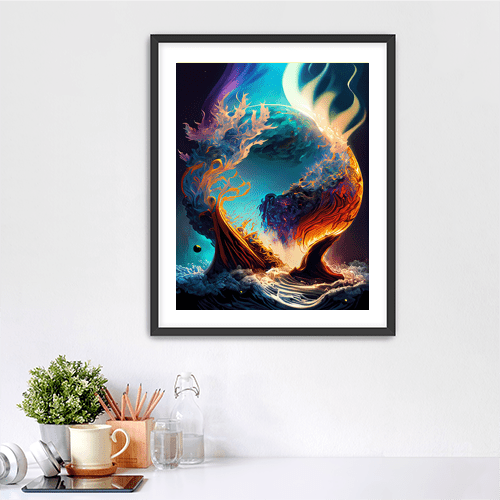 Elements - Art Print - Metal Poster - Canvas Wrap - Premium Framed Art Print