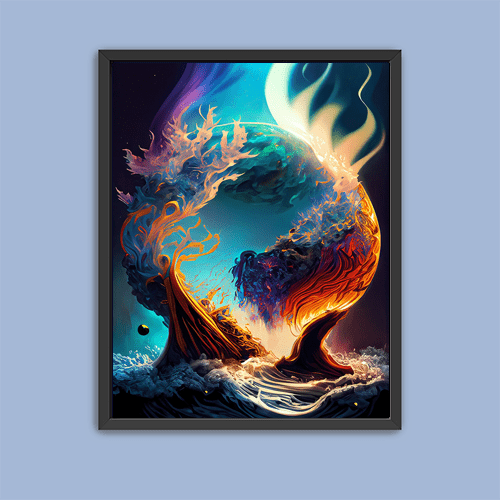 Elements - Art Print - Metal Poster - Canvas Wrap - Premium Framed Art Print