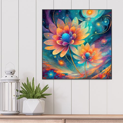 Eternal Flowers - Art Print - Metal Poster - Canvas Wrap - Premium Framed Art Print