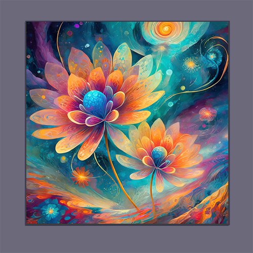 Eternal Flowers - Art Print - Metal Poster - Canvas Wrap - Premium Framed Art Print