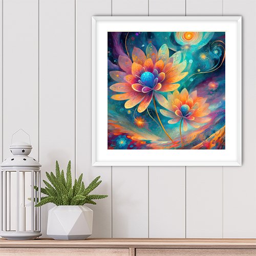 Eternal Flowers - Art Print - Metal Poster - Canvas Wrap - Premium Framed Art Print