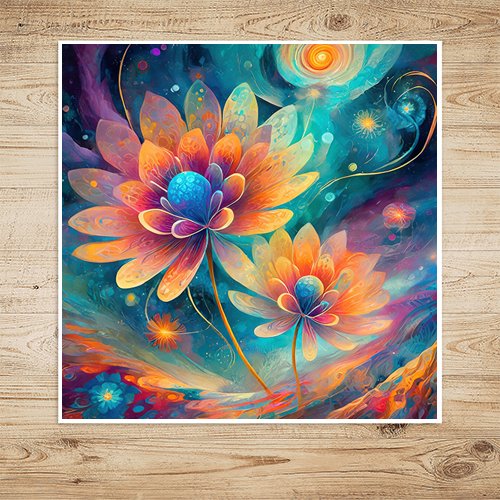 Eternal Flowers - Art Print - Metal Poster - Canvas Wrap - Premium Framed Art Print